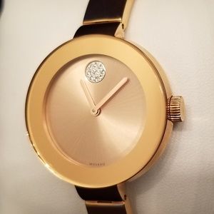 MOVADO BOLD 34mm R. Gold Timepiece